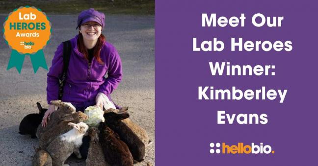 Meet our Lab Heroes Awards Winner: Kimberley Evans