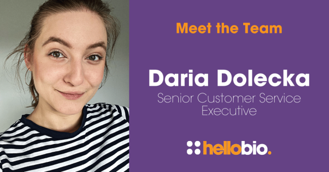 Meet the Hello Bio Team: Daria Dolecka