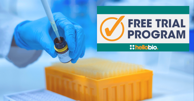 Try our products for free with the new Hello Bio Free Trial Program!