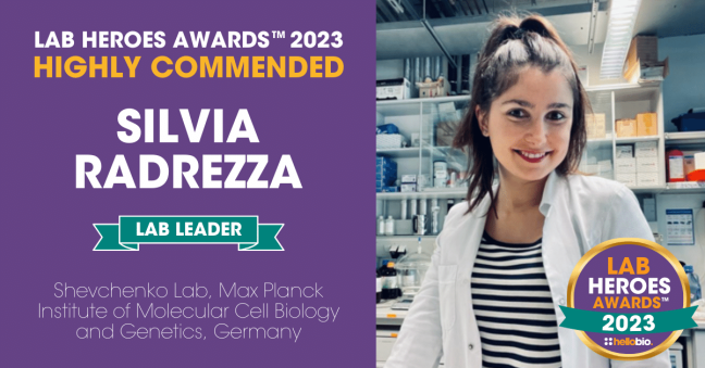 Meet Our Lab Heroes Awards™ 2023 Highly Commended Nominees: Silvia Radrezza