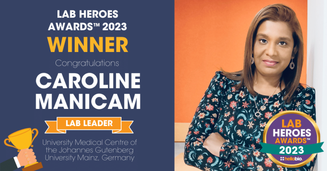 Meet Our Lab Heroes Awards™ 2023 Winners: Caroline Manicam