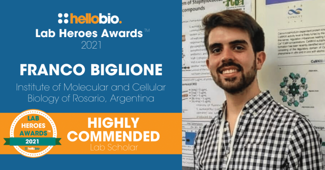 Meet Our Lab Heroes Awards™ 2021 Highly Commended Nominees: Franco Biglione