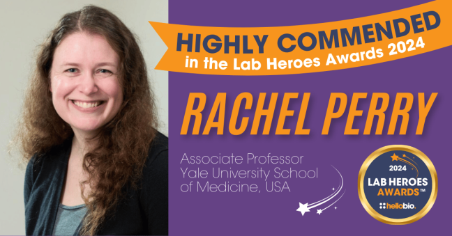 Meet Our Lab Heroes Awards™ 2024 Highly Commended Nominees: Rachel Perry