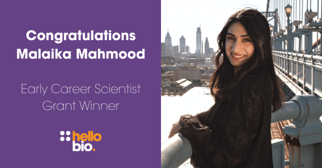 Meet our Early Career Scientist Grant Winner Malaika Mahmood