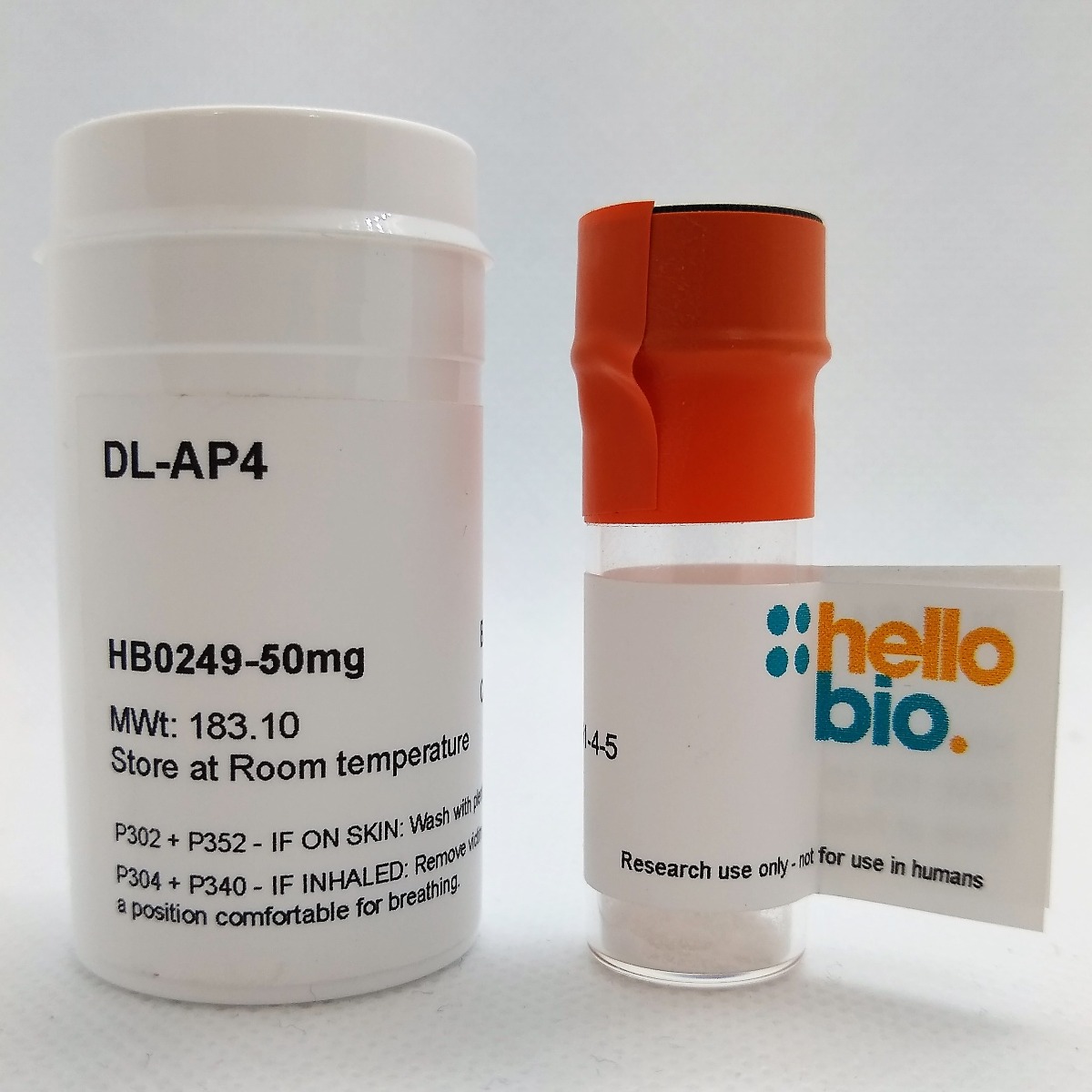 DL-AP4 product vial image | Hello Bio