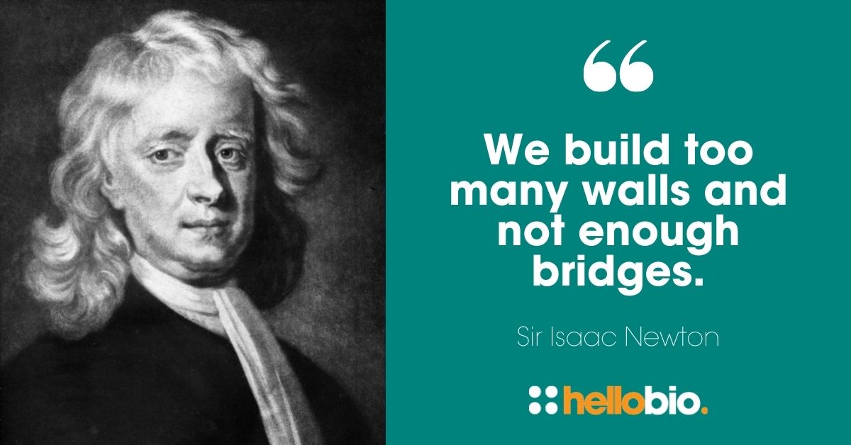 Isaac Newton Walls And Bridges Inspirational Quote T-Shirt Isaac Newton Walls And Bridges Inspirational Quote T-Shirt