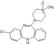 Clozapine N-Oxide structure